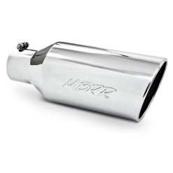 MBRP Universal Tip 7inch O.D. Rolled End 4inch inlet 18inch length - T304 (SINGLE TIP) - Image 3