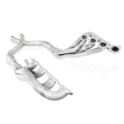 Alternative view of Stainless Works 2007-14 Shelby GT500 Headers 1-7/8in Primaries High-Flow Cats X-Pipe
