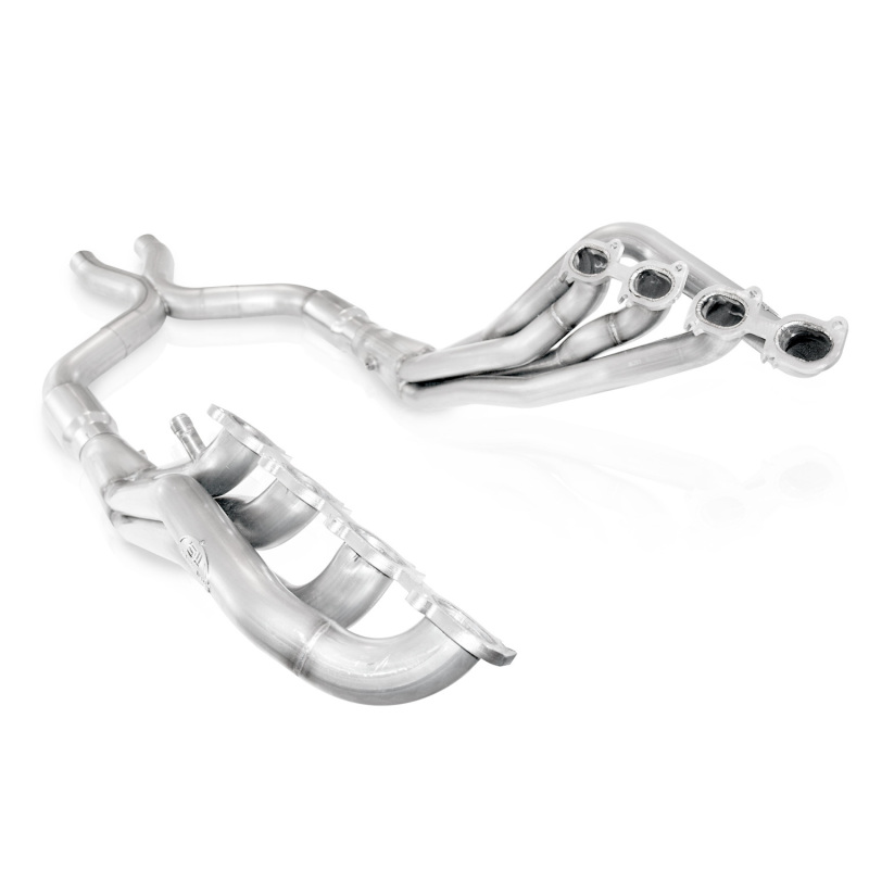 Stainless Works 2007-14 Shelby GT500 Headers 1-7/8in Primaries High-Flow Cats X-Pipe - Image 2