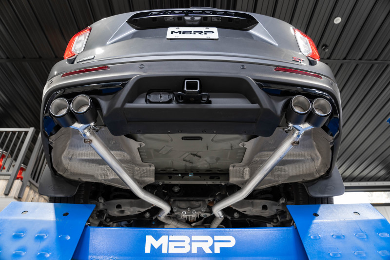 MBRP 20-21 Ford Explorer ST 3.0L EcoBoost Dual Rear Exit Axle Back w/ Quad Tip AL Exhaust System - Image 4