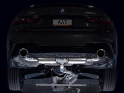 AWE 19-23 BMW 330i / 21-23 BMW 430i Base G2X Touring Axle Back Exhaust - Chrome Silver - Image 12