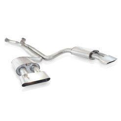 Alternative view of Stainless Works 1990-95 Corvette ZR1 3in Exhaust X-Pipe Chambered Mufflers Tips Factory Connect