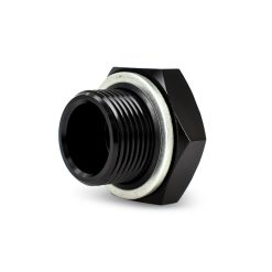 Alternative view of Mishimoto M22 x 1.5 With 1/8-27 NPT Port - Aluminum Fitting - Black