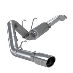 Alternative view of MBRP 2017+ Ford F-250/350 6.2L/7.3L Crew Cab Cat Back 4 Single Side