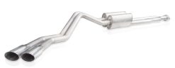 Alternative view of Stainless Works 2020-21 Silverado HD 6.6L Redline Catback Polished Tips