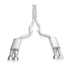 Stainless Works 2020 Ford GT500 Redline Catback X-Pipe Exhaust Factory Connect - Polished Tips - Image 17