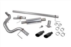 Alternative view of Roush 21-24 Ford F-150 5.0L V8 Side Exit Catback Performance Exhaust w/ Black Tips