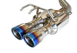 Alternative view of Invidia 22+ Toyota GR Corolla R400 Rolled Titanium Tip Cat-Back