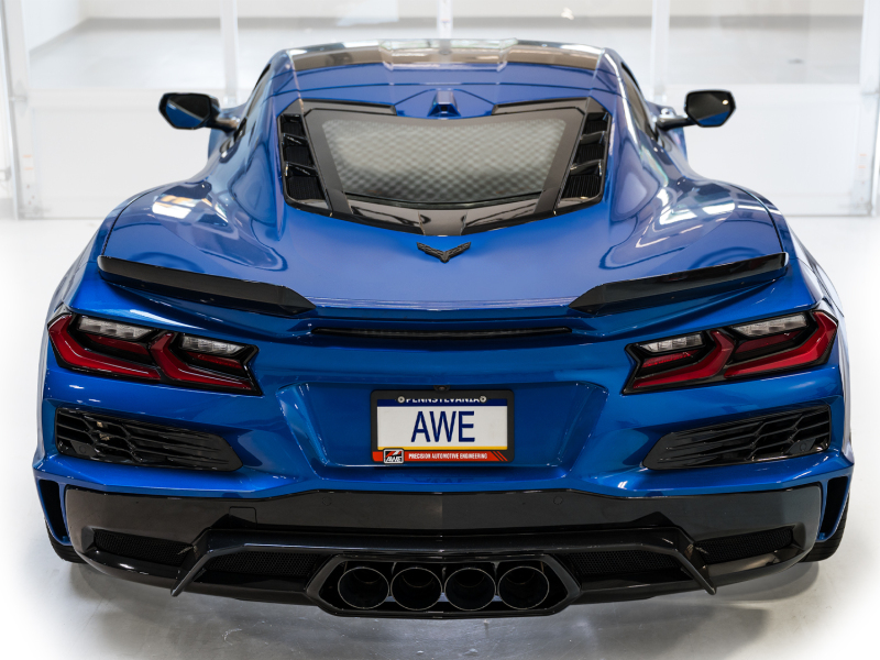 AWE 2023 C8 Corvette Z06 SwitchPath Cat-Back Exhaust - Diamond Black Tips - Image 13