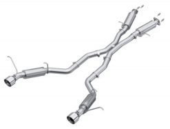 MBRP 2012+ Jeep Grand Cherokee SRT 6.4L 3in Dual Rear Exit Aluminized Catback Exhaust - T304 Tips - Image 3