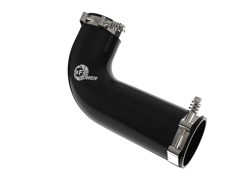 afe 08-10 Ford Trucks V8-6.4L (td) BladeRunner 3 IN Aluminum Hot Charge Pipe - Black - Image 5