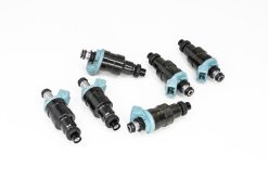 Alternative view of DeatschWerks Universal 450cc Low Impedance 11mm Upper Injector - Set of 6