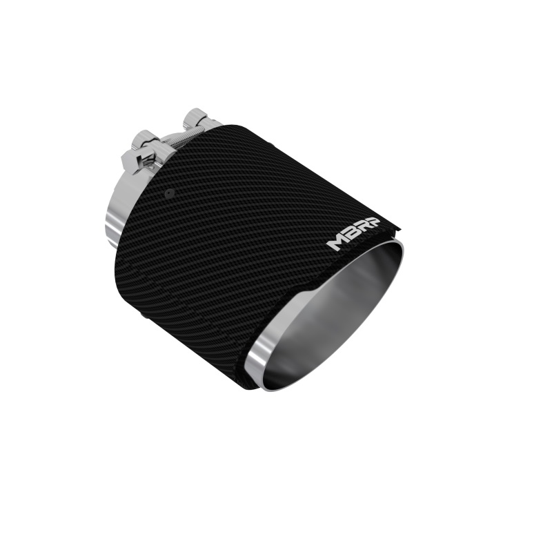 MBRP Universal Carbon Fiber Tip, 3in. ID./5in. OD./ 6.13in L. Angle Cut Dual Wall - Image 2