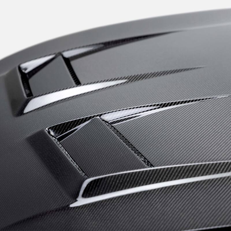 Seibon 2022-2023 Volkswagen Golf GTI/R DV-Style Carbon Fiber Hood - Image 5