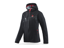 Akrapovic Womens Corpo Rain Jacket Black - 2XL