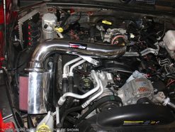 Injen 05-06 Dakota / 06-07 Raider 4.7L V8 Power-Flow (incl. Diamond plate heat shield) Wrinkle Black - Image 3