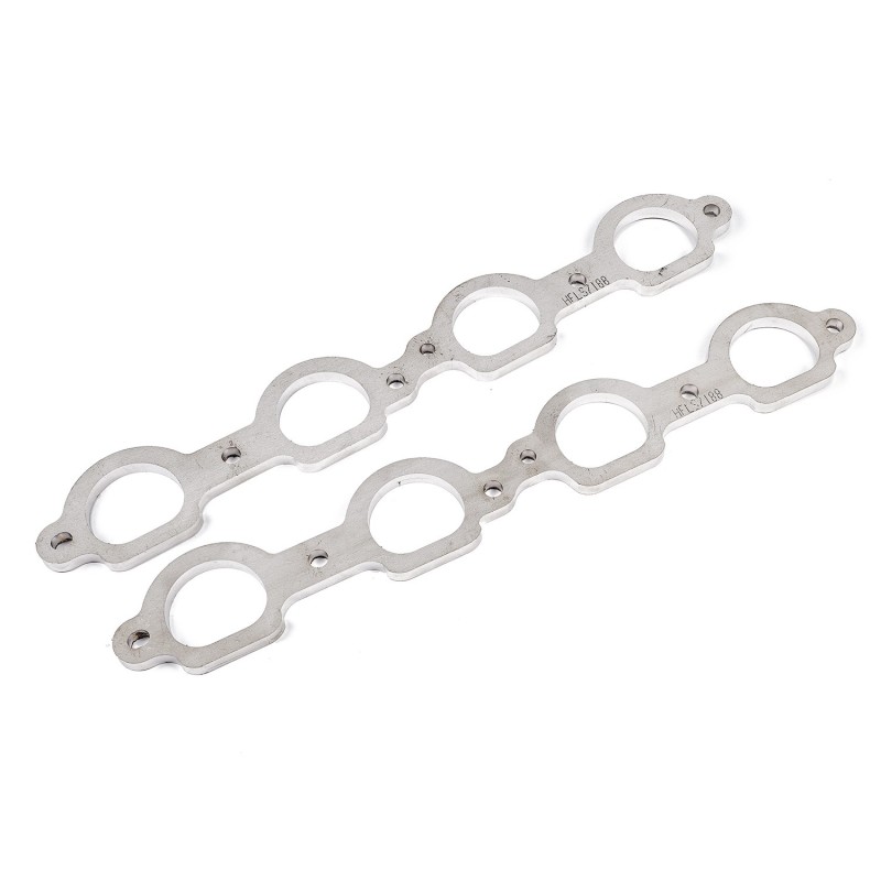 Stainless Works Chevrolet LS7 D-Port Shaped Header 304SS Exhaust Flanges 1-7/8in Primaries - Image 4