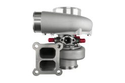 Alternative view of Turbosmart Water Cooled 6466 T4 Divided 0.84AR Externally Wastegated TS-2 Turbocharger