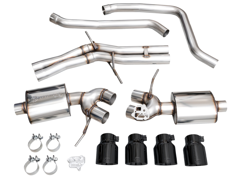 AWE Tuning 2022+ Porsche Macan 2.9TT Touring Edition Catback Exhaust w/ Diamond Black Tips - Image 8