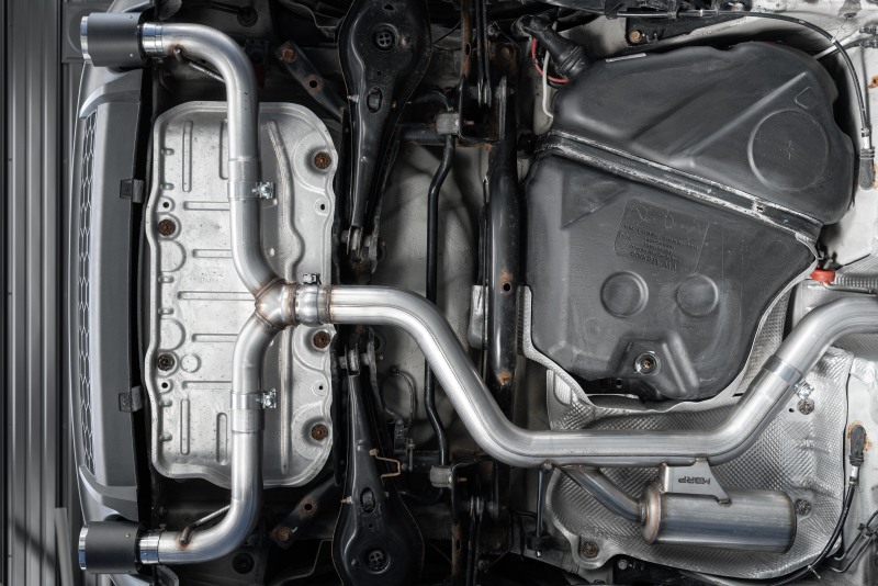 MBRP 15-20 VW 2.0L Turbo Golf GTI MK7 3in T304 Cat Back Exhaust w/ Dual Split Rear Exit - Image 4