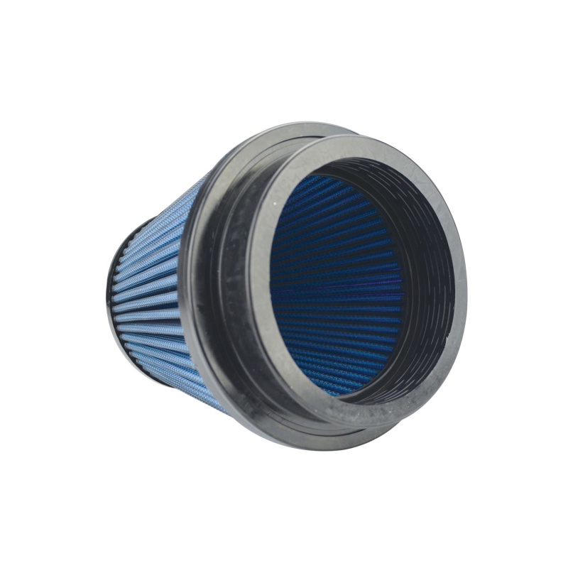 Injen NanoWeb Dry Air Filter 4.0 Flange w/ShurLok / 5.63 Base OD /6.0 Tall /4.0 Top w/Barb Fitting - Image 4