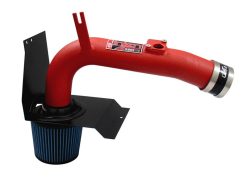 Alternative view of Injen 08-13 Subaru WRX/STi 2.5L (t) Wrinkle Red Cold Air Intake