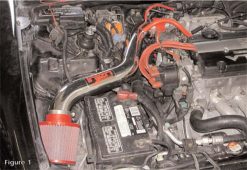 Injen 92-96 Honda Prelude/Prelude SI VTEC L4 2.2L/2.3L Black IS Short Ram Cold Air Intake - Image 4