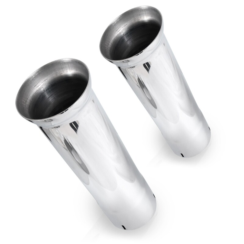 Stainless Works Bell Exhaust Tips- 2 1/4in ID Inlet 2 1/4in Body - Image 2