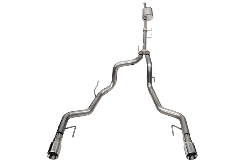 Corsa 2021-2023 Ford F-150 SuperCrew/5.5ft Bed 3.5L V6 Sport Cat-Back Dual Rear Exit-Polished - Image 2