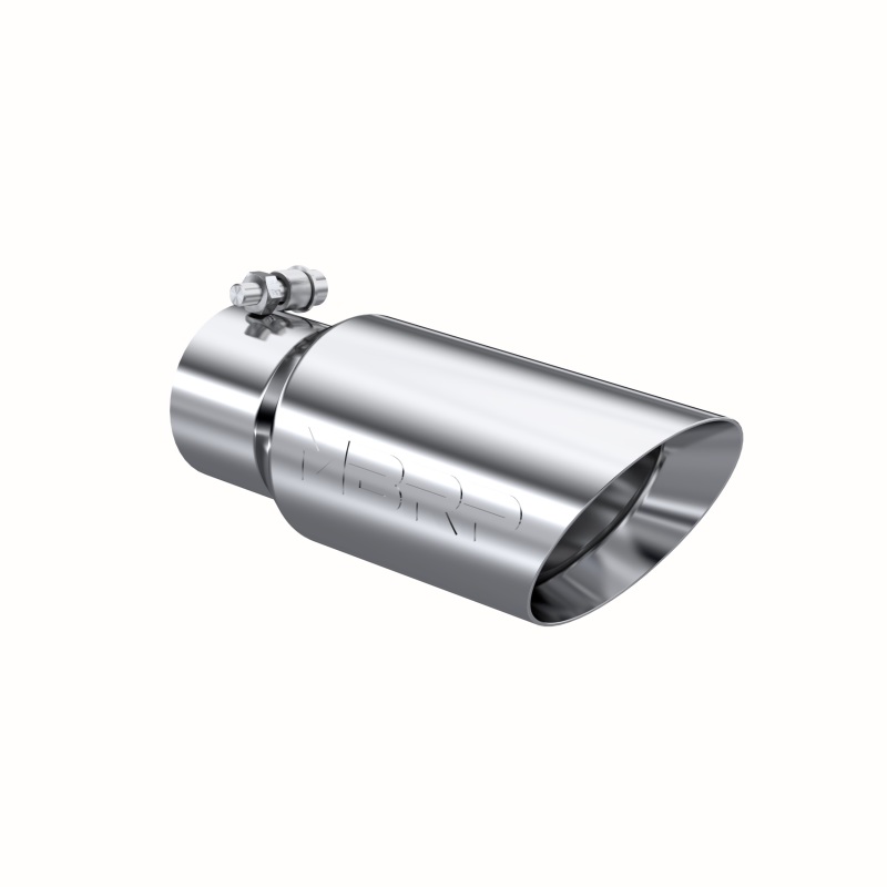 MBRP Universal Tip 4in OD 3in Inlet 10in Length Dual Wall Angled End T304 - Image 2