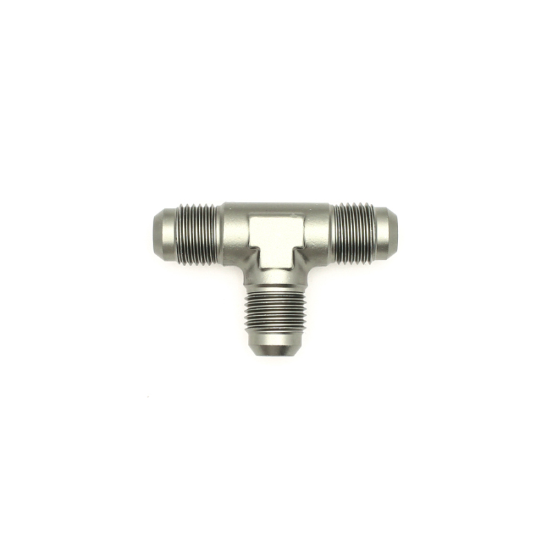 DeatschWerks 6AN Male Flare + 6AN Male Flare To 6AN Male Flare Tee Fitting - Image 2