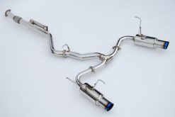 Invidia 2022+ Subaru WRX N1 Twin Outlet Single Layer Tip Cat-Back Exhaust - Image 5