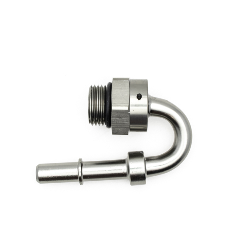 DeatschWerks 8AN ORB Male to 3/8IN Male EFI Quick Connect Adapter 180 Deg. - Image 3