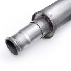Stainless Works 2016-18 Ford Focus RS 3in Catback Vintage Round Muffler 5in Tips - Image 5