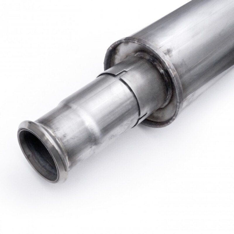 Stainless Works 2016-18 Ford Focus RS 3in Catback Vintage Round Muffler 5in Tips - Image 5