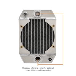 Mishimoto Universal Drag Race Performance Aluminum Radiator - Natural - Image 4