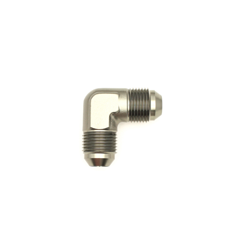 DeatschWerks 8AN Male Flare To 8AN Male Flare 90-Degree Coupler Fitting - Image 2