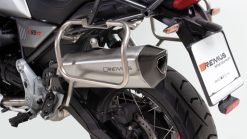 Remus 2019 Moto Guzzi Moto Guzzi V85 TT Black Hawk Stainless Steel Slip On w/Connection Tube