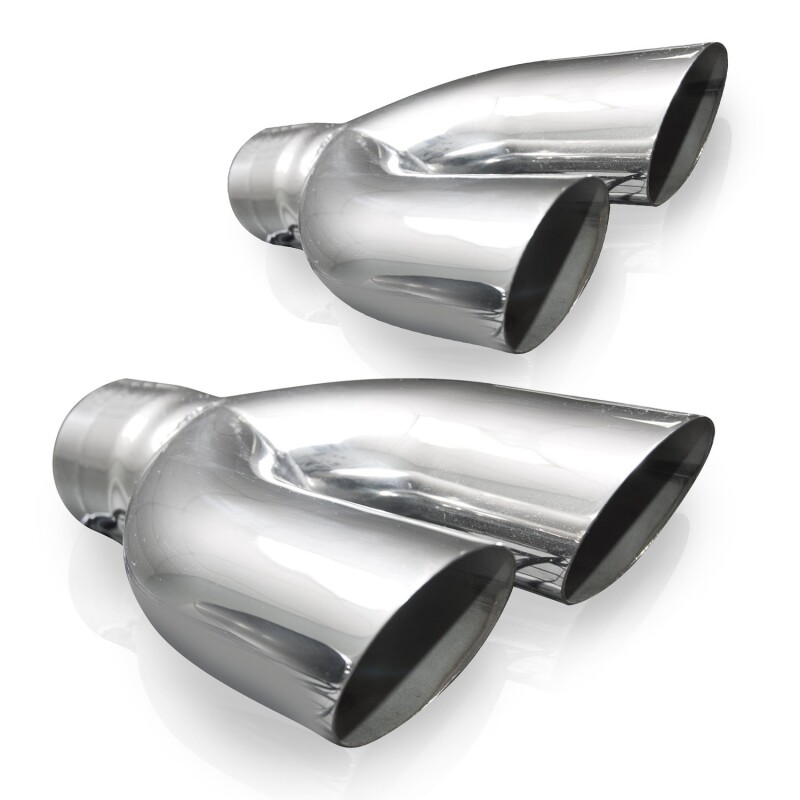 Stainless Works Y Tips 2 1/4in ID Inlet 2 1/4in Outlets - Image 2
