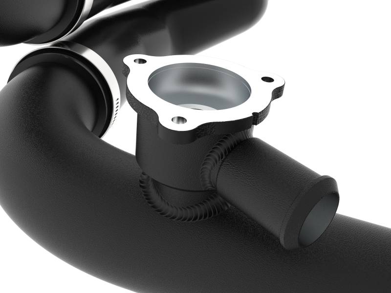 aFe 22-24 Ford Bronco Raptor BladeRunner 2-1/4in Aluminum Hot Charge Pipe Black - Image 3