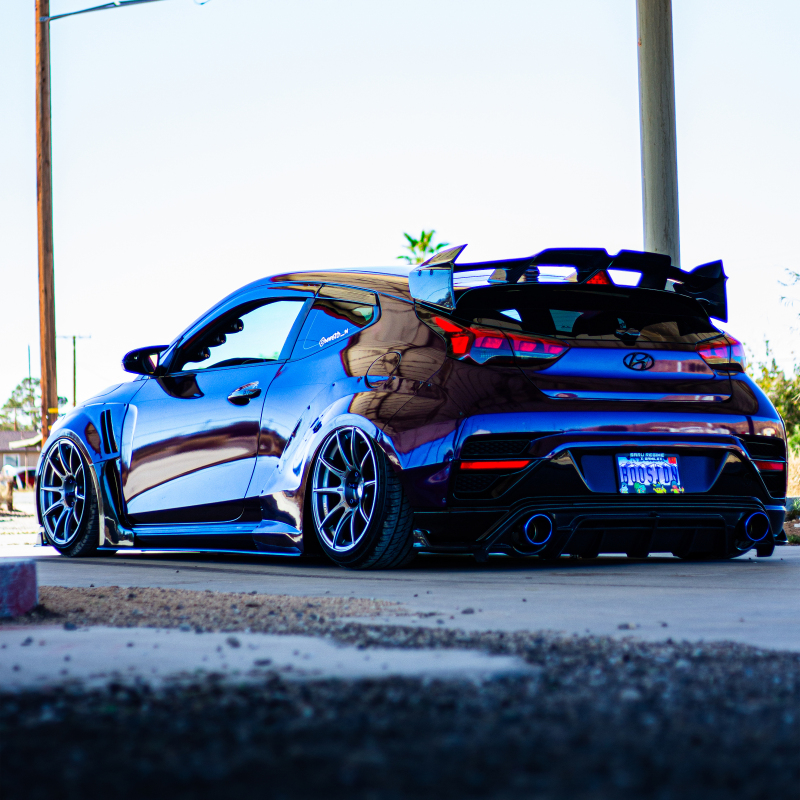 Injen 19-22 Hyundai Veloster N L4 2.0L Turbo Performance SS Axle Back Exhaust System - Burnt Ti Tips - Image 7