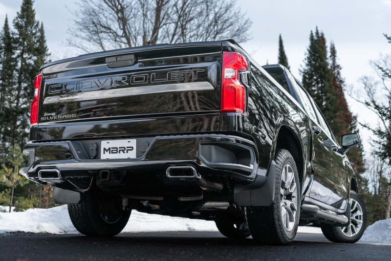 MBRP 2019 Chevrolet Silverado 1500 4.3L/5.3L 2.5in Cat Back Dual Rear Exit - Aluminized - Image 6