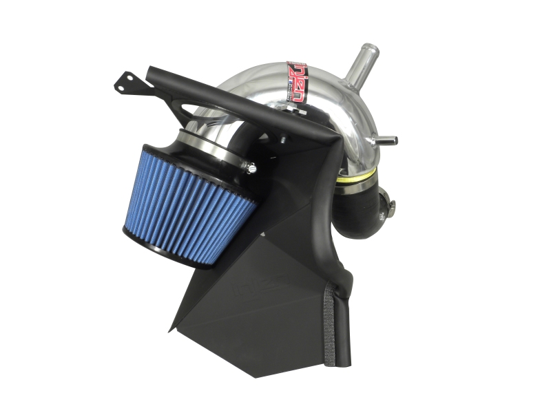 Injen 13-14 Hyundai Genesis Coupe 2.0L 4cyl Turbo GDI Polished Short Ram Intake w/ Heat Shield - Image 4