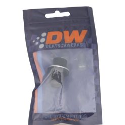 Alternative view of DeatschWerks 8AN Male Flare to M18 X 1.5 Male Metric Adapter (Incl Washer) - Anodized Matte Black