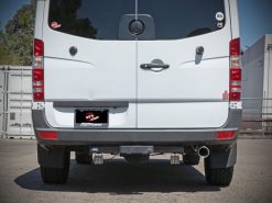 Alternative view of aFe Vulcan Series 3in 304SS DPF-Back Exhaust 10-25 MB Sprinter 2500/3500 V6-3.0L w/ Polished Tips