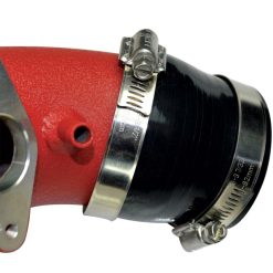 Injen 17-19 Honda Civic Type R 2.0T Wrinkle Red Short Ram Air Intake - Image 3