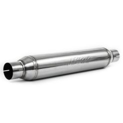 MBRP Universal Resonator 2.5in inlet/outlet 22in body 26in overall T304 - Image 3