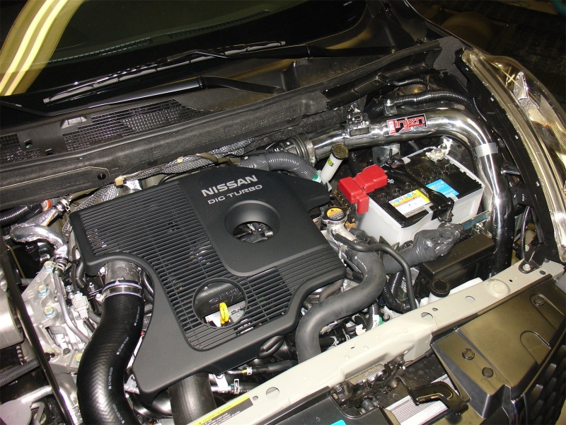 Injen 11-17 Nissan Juke (Including NISMO) 1.6L Turbo Wrinkle Red Short Ram Intake - Image 4