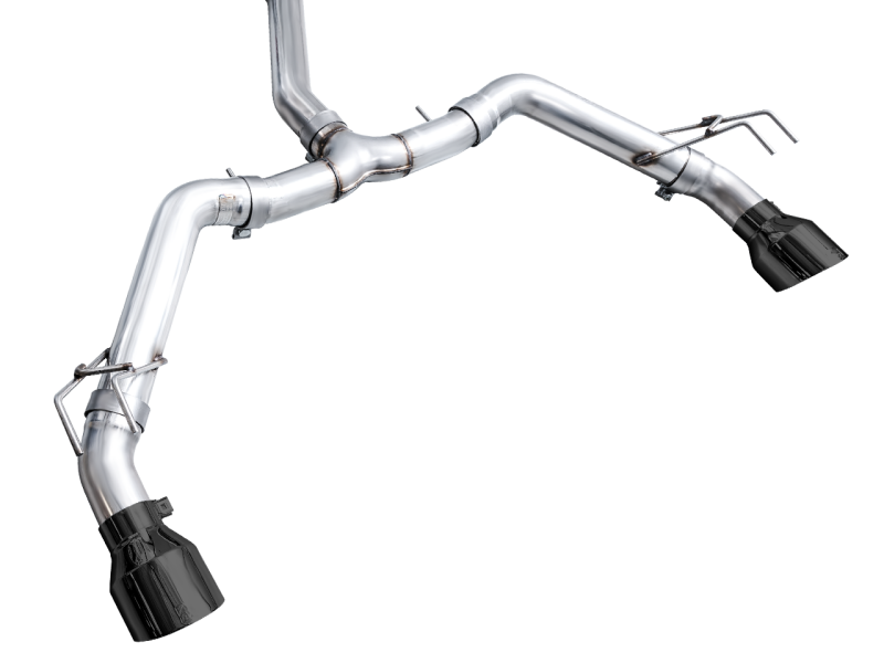 AWE Tuning 22+ Honda Civic Si/Acura Integra Track Edition Catback Exhaust - Dual Diamond Black Tips - Image 10