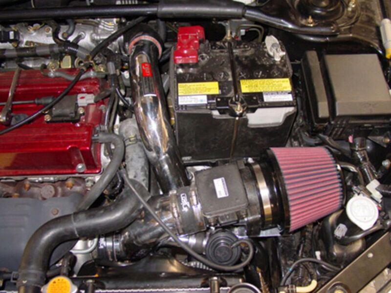 Injen 03-06 Evo 8/9/MR Cast Aluminum Intake System w/ Full Intercooler Piping Polished Short Ram Int - Image 8